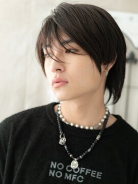 モッズヘアメン 札幌月寒店(mod's hair men) 前髪長めがポイント！無造作セクシー黒髪ボブウルフe札幌月寒