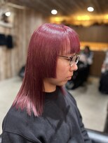 カフェアンドヘアサロン リバーブ(cafe&hair salon re:verb)&nbsp;大人気のカシスピンク☆