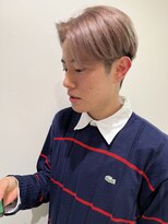 スタイル 茅ケ崎(STYLE)&nbsp;【ハクラ】ハンサムショート ピンクベージュ メンズヘア