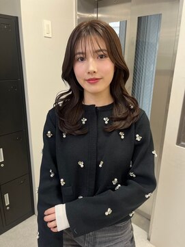 ベレーザシェルト(Beleza scelto) 6697透明感グレージュカラー艶髪ワンホンヘア韓国レイヤーロング