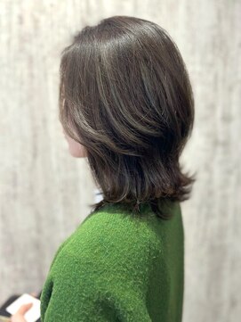 テトテ 門戸厄神店(tetote) 【tetote門戸厄神/村山】くびれセミディ/ダークアッシュ