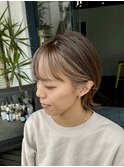 フェイスフレーミングカラー×切りっぱなしボブ