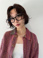 ホネン(honen)&nbsp;薬院【honen】大人ショートボブウルフレイヤーイルミナ髪質改善