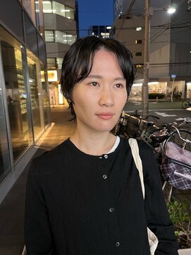 カフ(CAF) CAF FUKO ショートパーマ/ニュアンスパーマ/黒髪/大阪/心斎橋