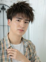 モッズヘアー メン 戸田公園店(mod's hair men) カジュアルくせ毛風アースカラーメンズショートf戸田公園