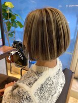 ヘアリゾート粋 ティガ 池袋店(tiga)&nbsp;似合わせハイライト/ショート/白髪ぼかし