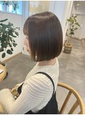 大人可愛い!まとまりのあるボブスタイル◎