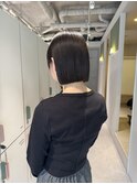 切りっぱなしボブ