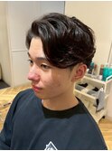 フェザーバング20代30代40メンズスパイラルパーマ稲毛駅