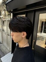 バース 梅田中崎町店(BIRTH)&nbsp;ニュアンスパーマセンターパートフェザーパーマワンカールパーマ