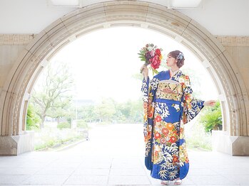 スタジオアイ 伊勢屋呉服店の写真/老舗呉服店”伊勢屋”と”フォトスタジオ”提携サロン。レンタルから着付け・ヘアセット、撮影まで可能◎