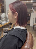 コンパス(COMPASS)&nbsp;ボブにフェイスフレーミングカラー