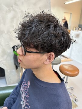 【men's】強めシャドウパーマ