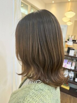 ガーデン 西川田店(garden) 宇都宮ショートボブレイヤーカット白髪ぼかしハイライト髪質改善