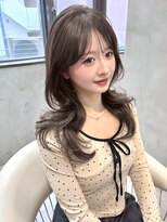 グロー 大宮(GLROW)&nbsp;ダークブラウン　ハッシュカット　スモーキーブラウン