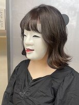 コマ(coma)&nbsp;【coma中野】ダブルカラーグレージュ外ハネミディ