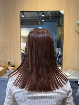 シアン 大倉山店(CYAN) ☆切りっぱなしスタイル×オレンジブラウン☆