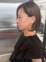 ネス ヘアメゾン アシヤ(ness HAIR MAISON ASHIYA)&nbsp;大人の白髪ぼかしハイライトボブ【芦屋川/芦屋/苦楽園/夙川】