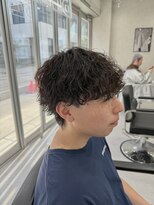 リアリクス(REALIX)&nbsp;大宮波巻きシャドウパーマルーズパーマツーブロック眉毛