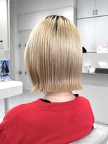 アッシュ 横浜西口店(Ash)&nbsp;横浜外ハネボブ乾かすだけだと内巻きに