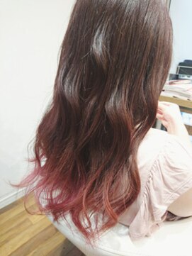 グッデイ ヘアー(GOOD DAY HAIR) 《カラーバターピンクグラデーション》 下北沢 good day hair