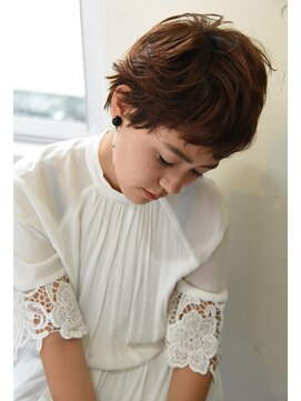 ユノ(juno) 【juno】外国人風ニュアンスパーマ★おしゃれベリーショート