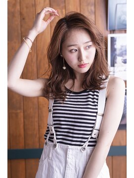 オリーブフォーヘアー(olive For hair) かきあげ×大人かわいいとろみロング【olive for hair】