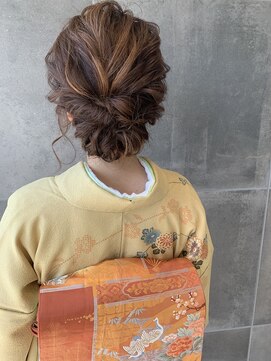 美容室 アイディー i-dee 着物が似合うヘアセット