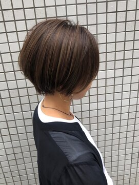 エヌ トーキョー(enu TOKYO) 明るく白髪染め ハイライト 白髪ぼかし