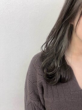 テオ(Theo) Theo/インナーカラー/巻き髪風パーマ／ミディアム