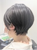 丸みショート×ダークブラウン×セット簡単