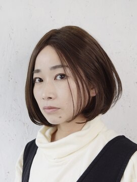 ザヘアメイクシェア(THE -HAIR MAKE SHARE-) 【髪型体験】 30代40代お手入れ簡単♪オトナ可愛いボブ