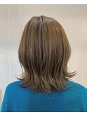 Sウェーブでつくる大人可愛いミディアム