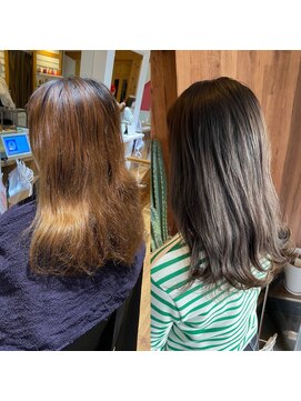 アヴァンス 天王寺店(AVANCE.) シアグレージュ×透明感