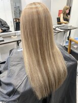 ベア(Bear)&nbsp;ハイライトブロンドミルクティーベージュカラーハイトーン