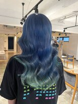 ザ オーダー(THE ORDER)&nbsp;裾カラー/デザインカラー/ブルーカラー/アッシュカラー/ツヤ髪