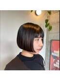 ミニボブ/ぱっつんボブ/20代30代40代の方にオススメです。