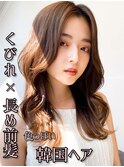 10代20代30代40代◎大人かわいい韓国ヘア/小顔斜め前髪/流し前髪