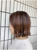 切りっぱなしボブ