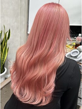 テーラヘアー 牛久店(TELA HAIR) 韓国風ウェーブコーラルピンク【TELAHAIR牛久】