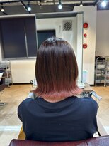 ラフィネ 成増店(raffine)&nbsp;【 raffine 君島 】チェリーレッドグラデーションカラー/成増