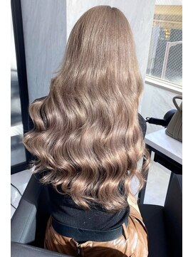 リア 大阪梅田(Ria) ～ミルクティーべージュ　シールエクステ～【Ria 大阪 梅田】