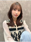 透明感/韓国風くびれレイヤー/顔まわりカット
