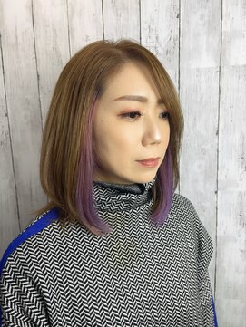 ビューティドレッセヤマノ 池袋パルコ(Beauty Dresse YAMANO) 【ミディアム】【インナーカラー】【イヤリングカラー】
