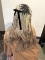 ロチカバイドールヘアー 心斎橋(Rotika by Doll hair)&nbsp;暗めの暖色カラーにハーフツインアレンジかわいい◎