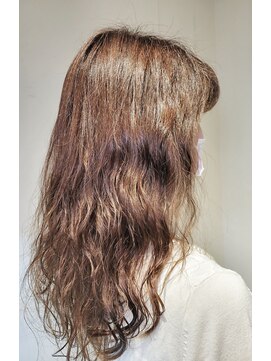 松本平太郎美容室 国立店 ロングレイヤーウェーブ×クリープパーマ×イノアカラー