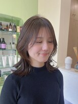 エトレ(ETRE)&nbsp;くびれヘア/顔周りカット/春ベージュ/インナーカラー