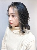 【堀惠】インナーカラーフェイスフレーミングブリーチ20代30代