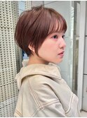☆【春日】ブリーチなしカラーくせ毛カット小顔ヘア2
