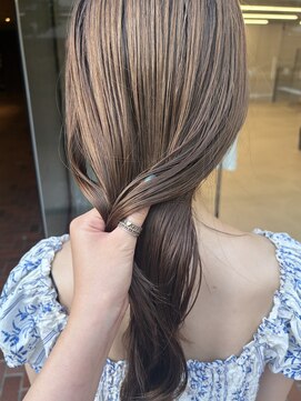 ノラ ヘアーサロン(NORA HAIR SALON) ベージュカラーココアベージュブラウンベージュダブルカラー